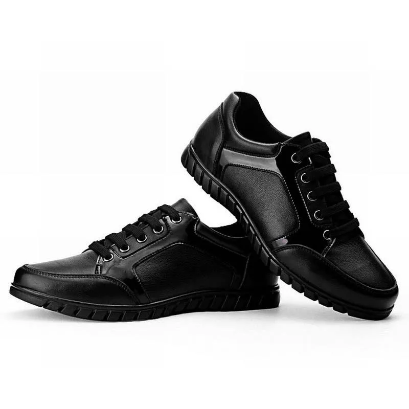 Высококачественные зимние мужские плюшевые ботинки из натуральной кожи; модная мужская повседневная обувь; мужская обувь на плоской подошве со шнуровкой; zapatos hombre Sapatos