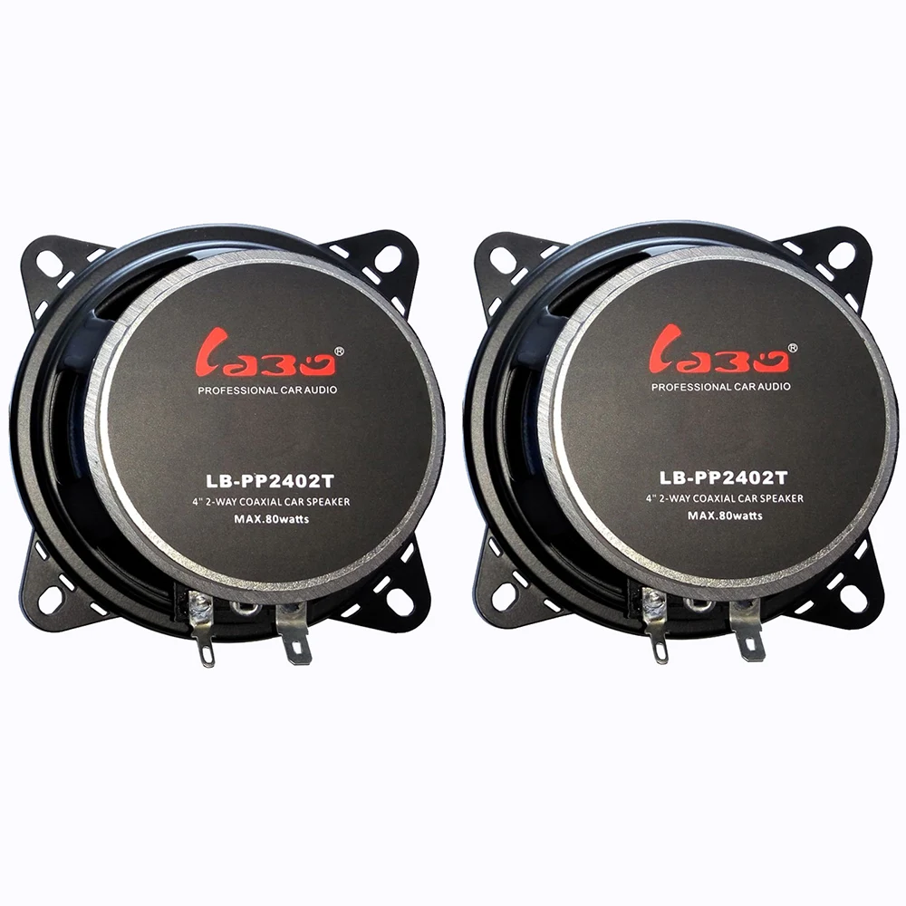 LABO 2 шт. LB PP2402T автомобильный динамик 4 дюйма Som Automotivo Авто звуковые системы с