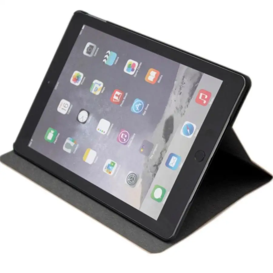 Folio style настоящий Padauk деревянный флип чехол для iPad Air Padauk Деревянный Флип кожаный чехол для iPad 5