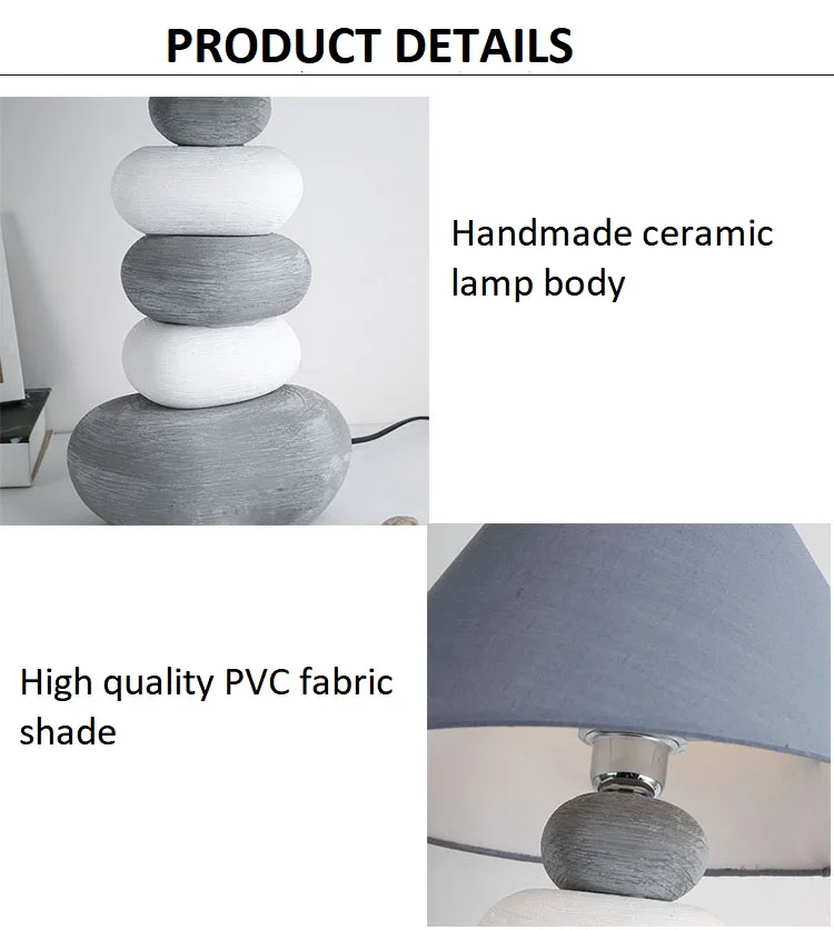 Creative Ceramic Textile Table Light (14)