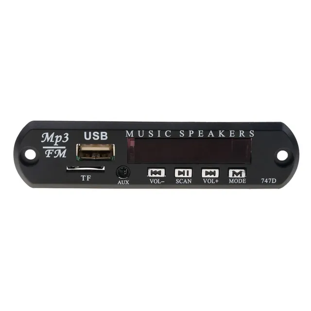 Kebidu Hot WMA USB FM AUX TF Radio MP3 Decoder Audio Board No Bluetooth With Remote Music Speaker For Car