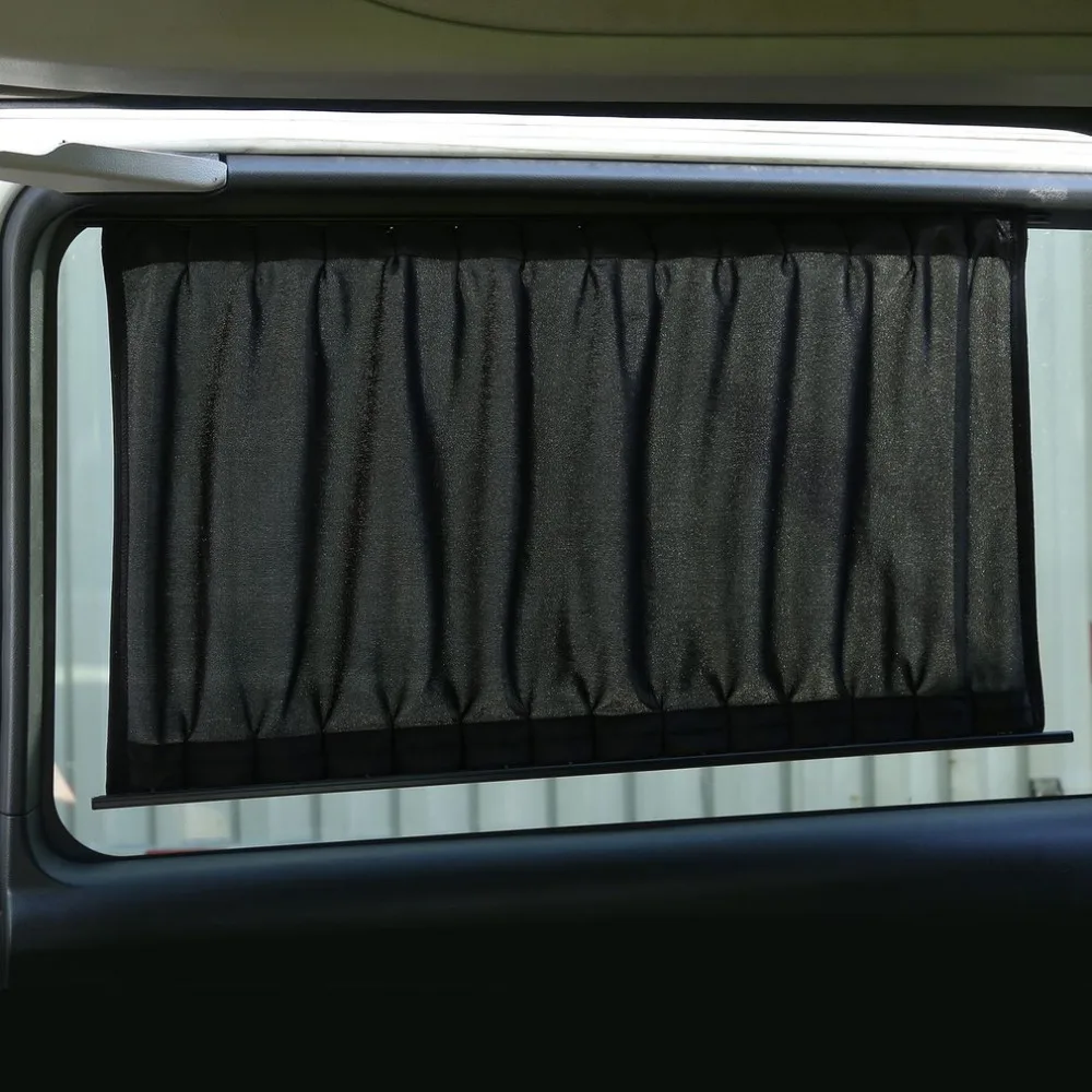 2 Pieces Car Window Curtains Elastic Car Side Window Sunshade Cloth Automobile Sunshade Curtains