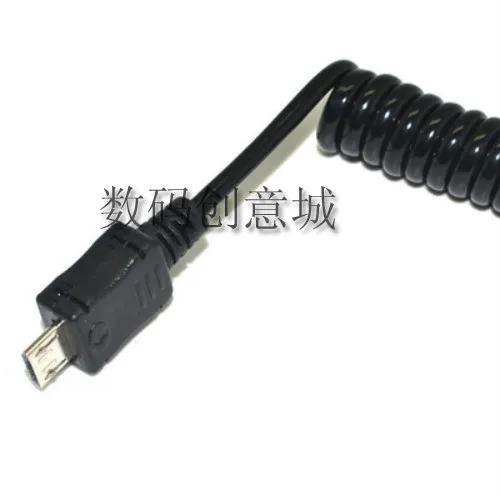 Кабель с Micro USB папа на Mini 5 pin в катушке Длина: 15 см (может быть расширен до 100 см)|male to