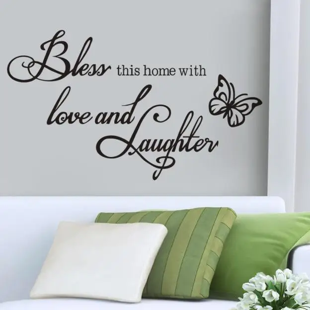 BLESS Wall Art Removable Home Vinyl Window Stickers Decal Decor For Living Room | Дом и сад