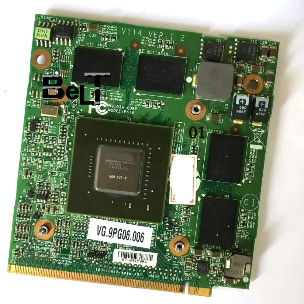 Видеокарта GeForce 9600MGT 9600M GT GDDR3 512 Мб MXM G96 630 A1 для ноутбука Acer Aspire 6930 5530G 7730G 5930G