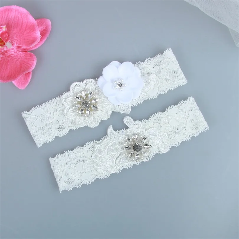 Sexy Women Wedding Garter Double Breasted Lace Garters High Quality