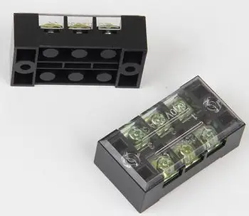 

TB-2503 Fixed Terminal Block 600V 25A 3P Screw Terminal