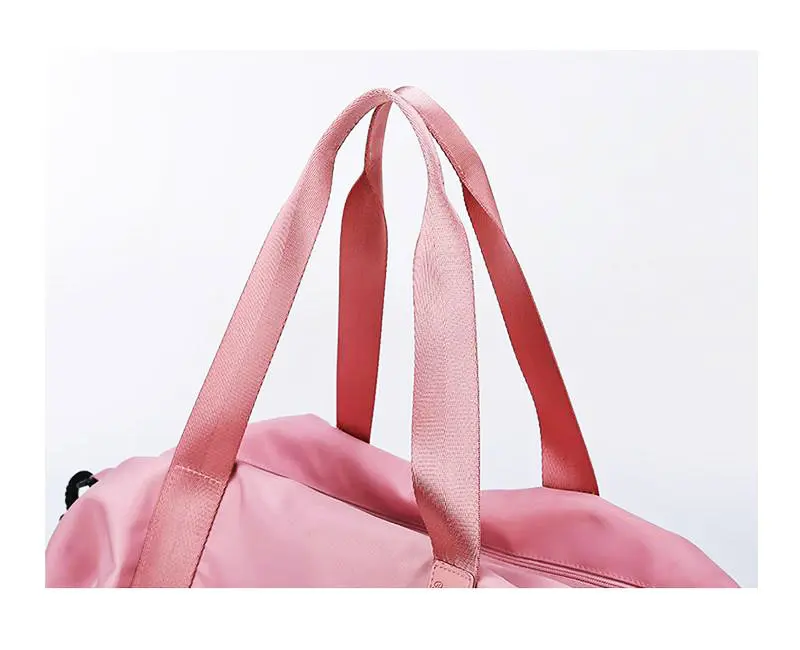 Спортивные сумки для йоги для женщин, спортивные дорожные сумки с сухим карманом, розовые тренировочные сумки для девушек, Легкие нейлоновые плавательные сумки для бассейна
