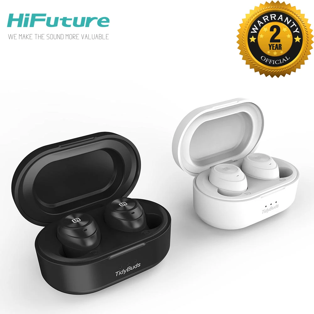 Hifuture Tidybuds TWS Bluetooth V5.0 наушники 3D стерео Спортивные Беспроводные с двойным