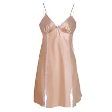 Женская пижама, сексуальное нижнее белье, женская пижама, атласная кружевная сорочка, ночное белье размера плюс, женские пижамы, шелковые женские пижамы j20