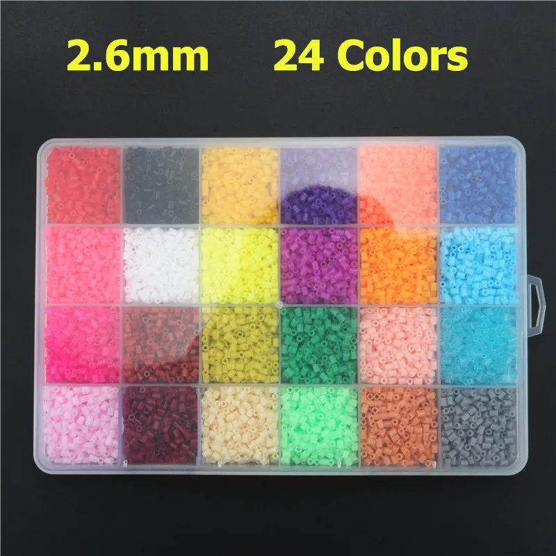 Набор бисера Hama 2 6 мм игрушка сделай сам Perler наборы для строительства развивающие
