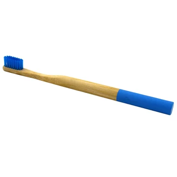

High-grade Soft-bristled ToothbrushStained Bamboo Round Handle Lightweight and Pure Bamboo Charcoal Toothbrush for Men women