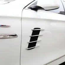 2pcs/set Auto Refit decoration strip Car Stickers Simulation vents Automobiles Exterior Accessories Supplies Gear Stuff Products