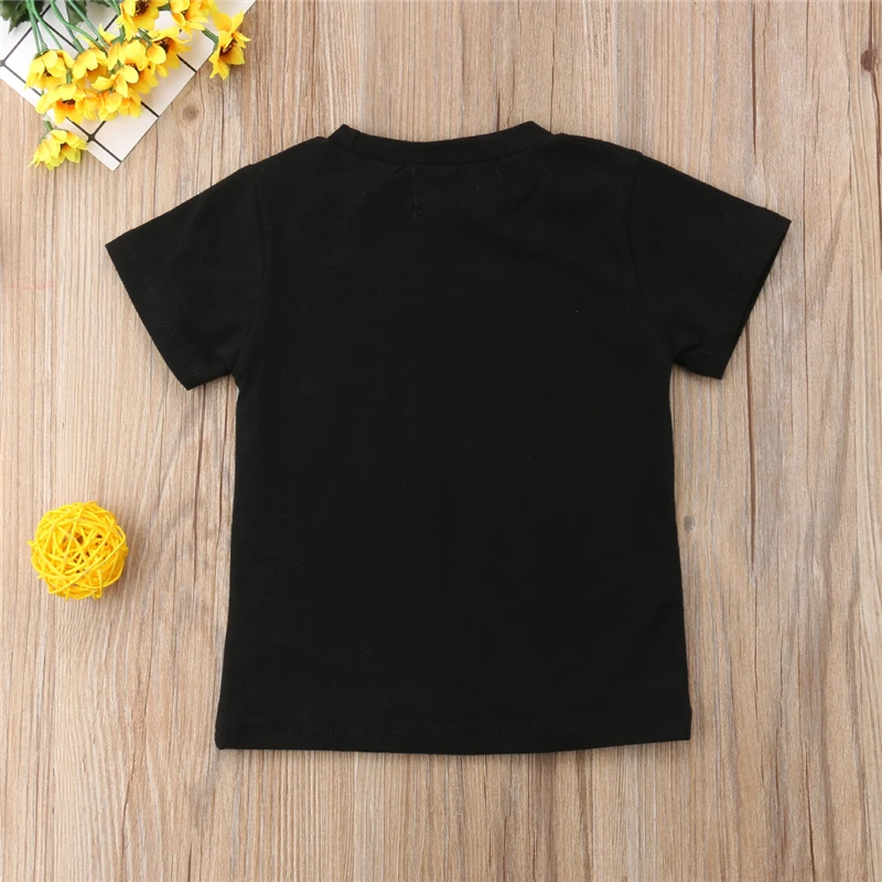 Toddler Baby Boy Halloween Letter Print Tops Costumes Kid T-shirt Shirt Clothes