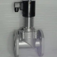 Изготовленная на заказ Высокая температурный соленоид клапан паровой электромагнитный клапан высокого температурный соленоид клапан фланец из нержавеющей стали с резьбой