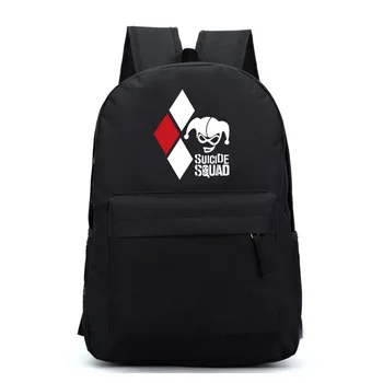 

Anime Suicide Squad Harley Quinn Backpack Cartoon Teenager Laptop Shoulders Bag Women Travel Bags Boys Girls School Bag Bookbag