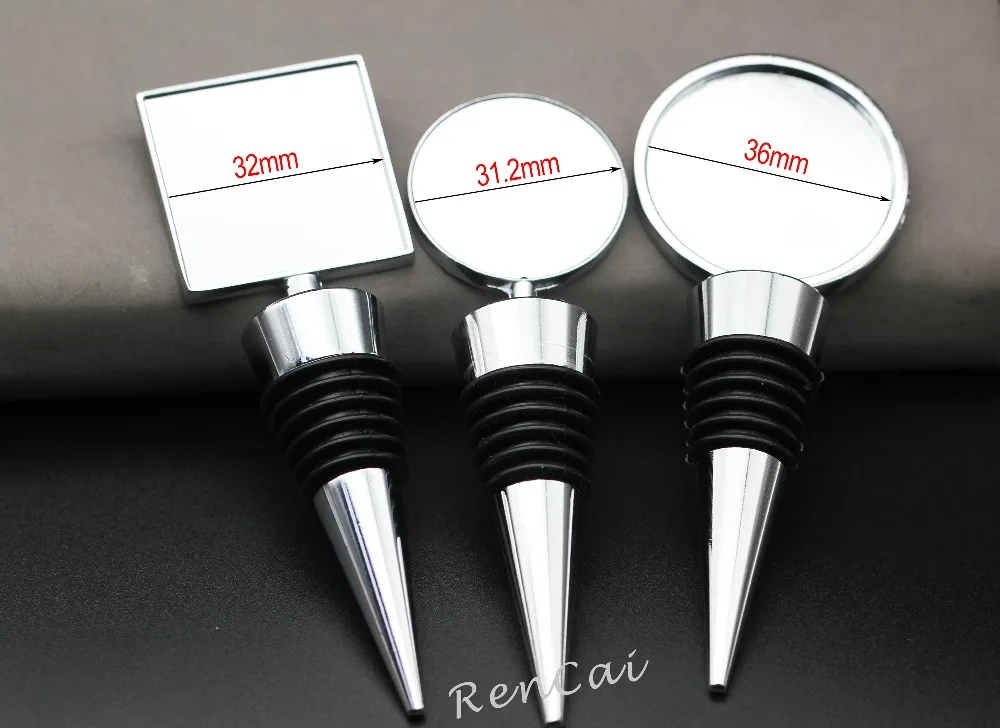 Silver New Bar Accessories Red Twist Wine Stoppers Metal Bottle Stopper 