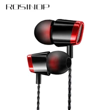 Rosinop 3.5mm Wired Headphones Phone Earphones With Mic hi fi In Ear Earpiece For xiaomi Apple Original Noise Canceling ecouteur цена Rosinop 3.5mm Wired Headphones Phone Earphones With Mic hi fi In Ear Earpiece For xiaomi Apple Original Noise Canceling ecouteur цены онлайн