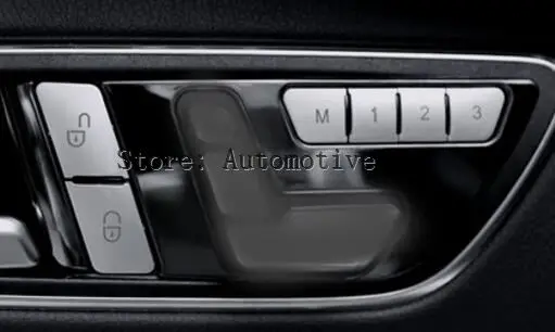 

Inner Door Seat Memory Button Trim Cover 12pcs For Benz E Class W212 2010-2015