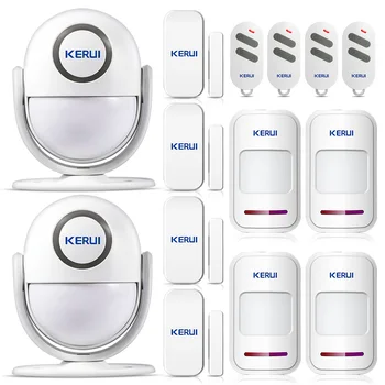 

Wireless Home Security Alarm System Welcome Alarm Chime Protection Infrared IR Motion Sensor Door bell Alarm Doorbell DIY Kit
