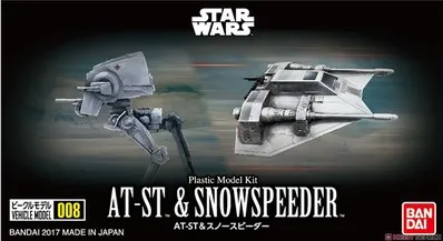 Beste Bandai Star Wars 1 12 Voertuig Model A Wing Starfighter 008 AT ST En Snowspeeder Collection Action Figure Voor Fans Vakantie gift