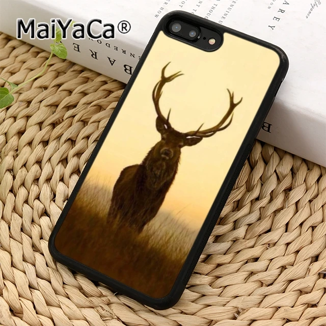 Чехол MaiYaCa для телефона с оленем и iPhone 11 12 13 Pro 5 6s 7 8 XR XS max Samsung galaxy S7 S8 S9 plus |