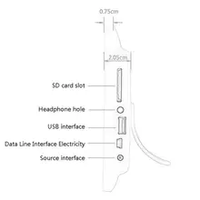 8 дюймовая цифровая фоторамка X08E-цифровая рамка для фотографий с ips Дисплей движения Сенсор USB и SD слот для карт дистанционного Управление