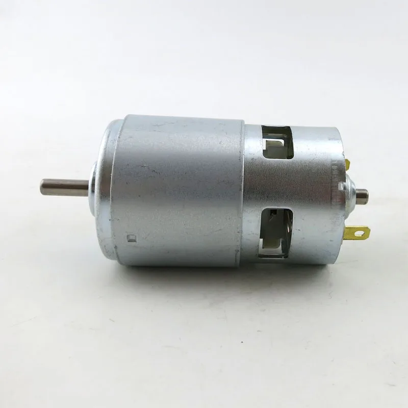 

775 motor (round shaft 12V15600 rpm) miniature 12v DC motor DIY table saw electric drill model motor