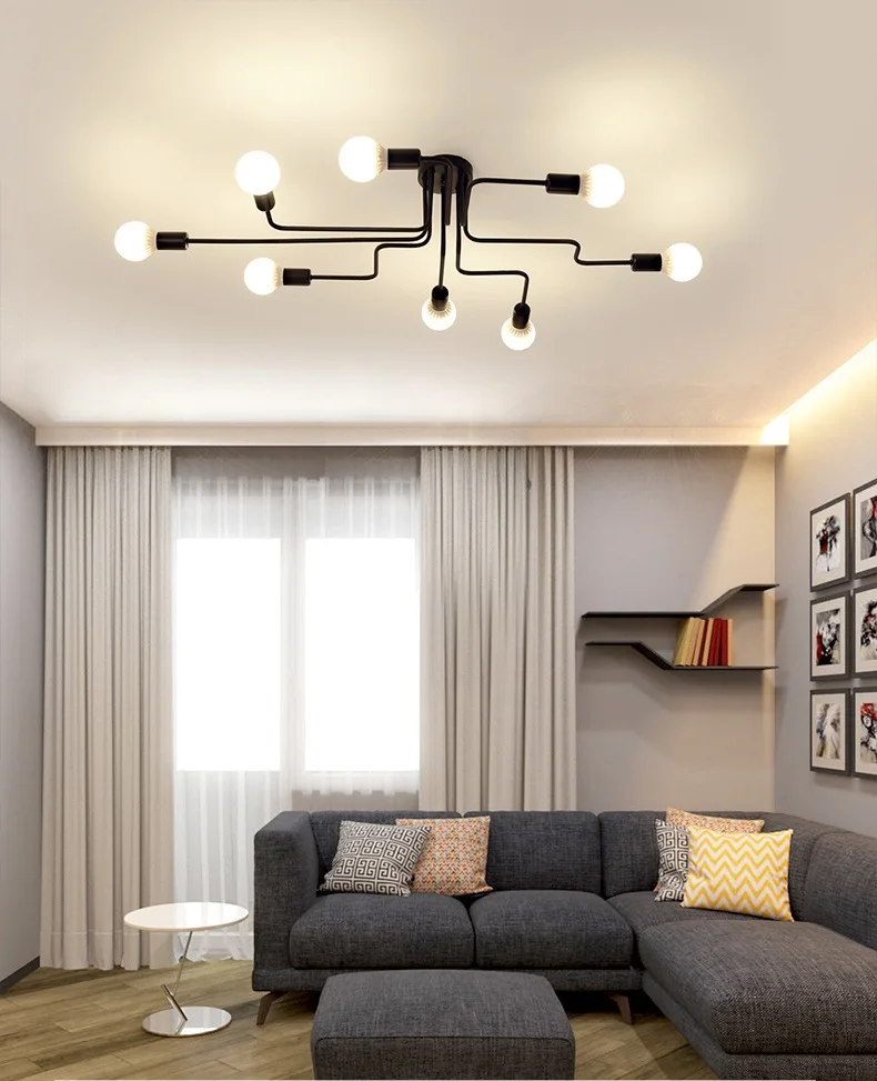 Modern Chandeliers-Vintage Led Ceiling Lamp For Kitchen, Living Room, Bedroom, Dining Room Lighting Fixtures 