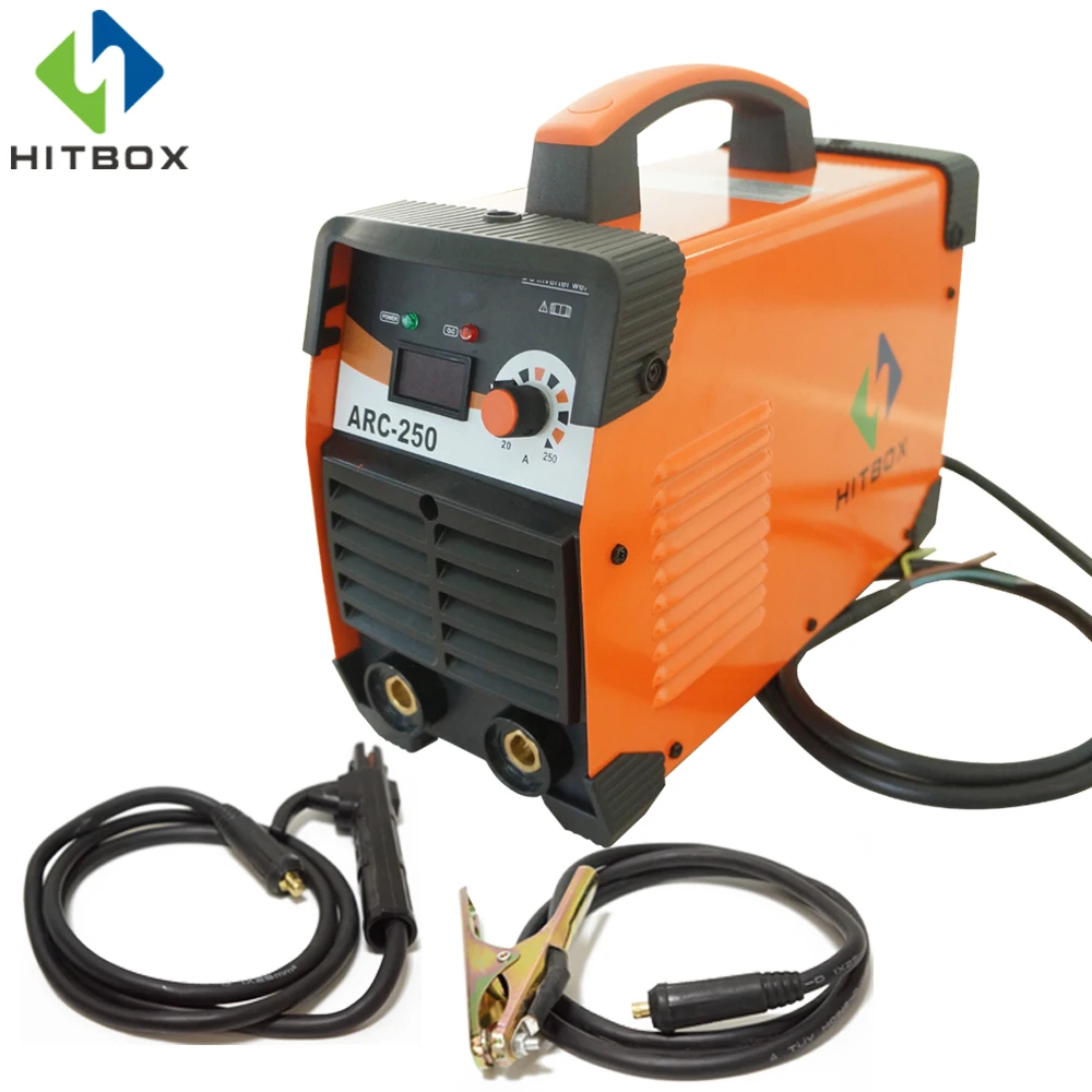 

HITBOX ARC Welder ARC 250A MMA Welding Machine 220V DC Machine With Accessories