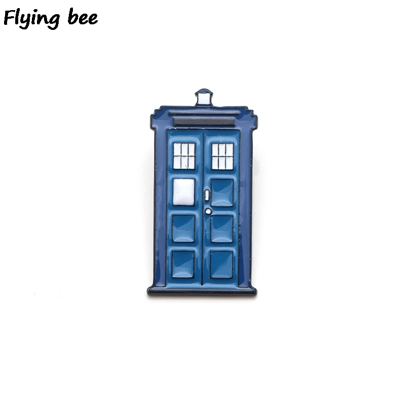 

Flyingbee Doctor Who Enamel Pin For Clothes Bags Backpack badge Personality Brooch Shirt Lapel Pins X0183