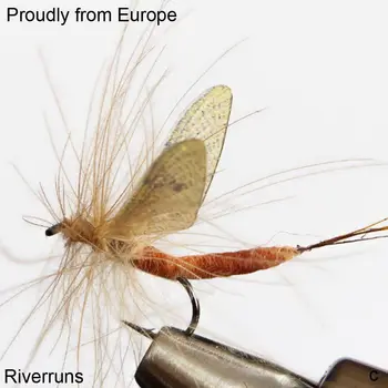 

Riverruns Realistic Flies Mayfly Dry Flies Colors Trout UV Super Sturdy flies