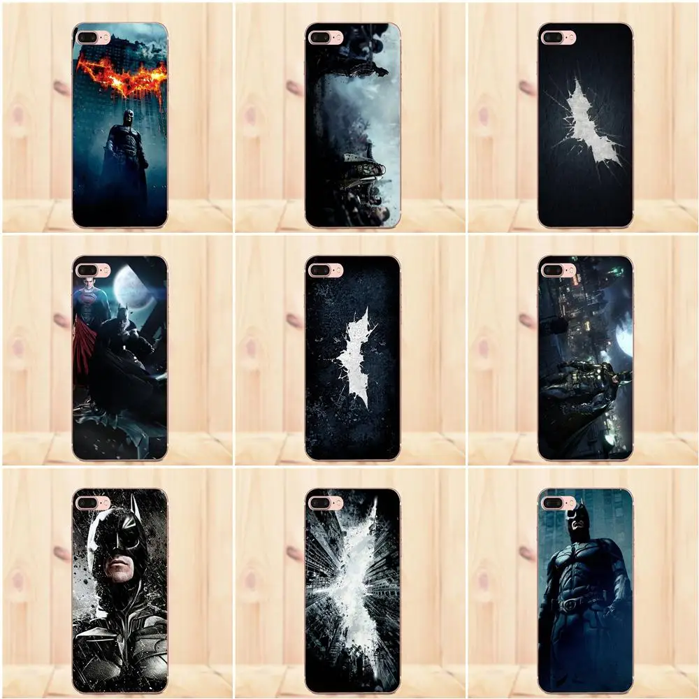 

TPU Phone For Huawei Mate 7 8 9 10 P7 P8 P9 P10 P20 Lite Plus Pro GR5 P Smart 2017 Starry Night Batman Gotham Dark Knight