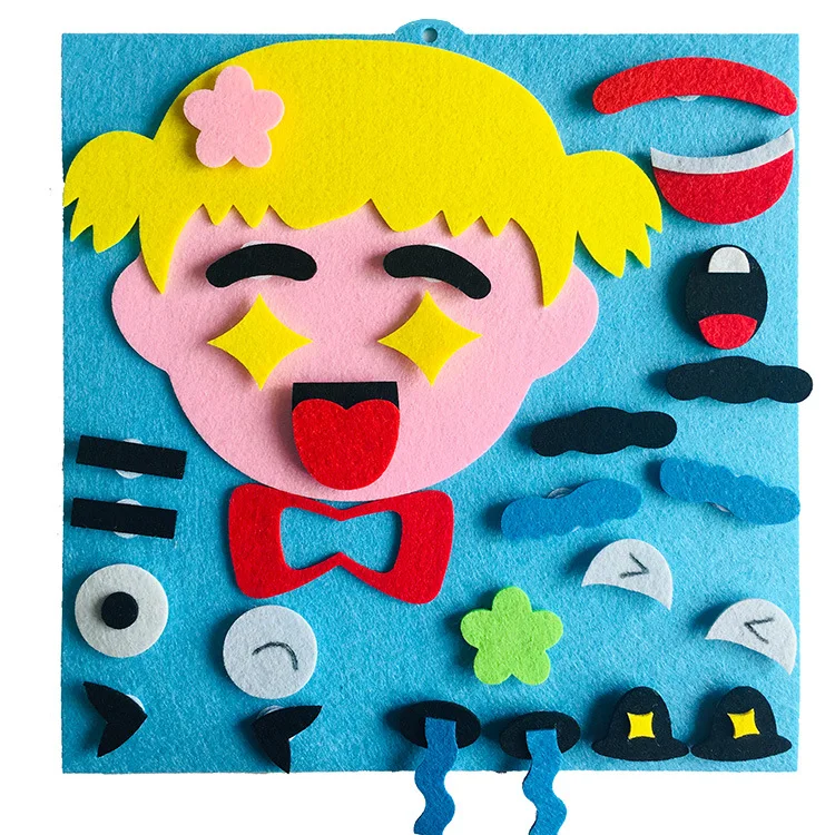 Child Toy DIY Stickers Kindergarten Toy Material Package Children Toys Facial Expressions Montessor - 32980037616 Child Toy DIY Stickers Kindergarten Toy Material Package Children Toys Facial Expressions Montessor - 32980037616