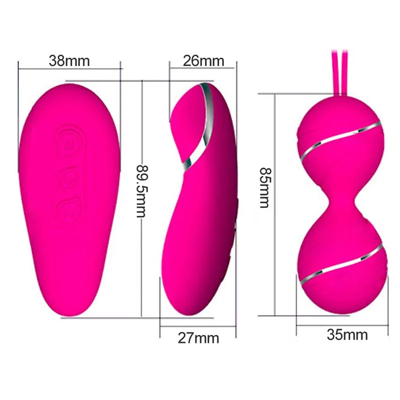 Kegel Balls Remote vibrator egg Smart Geisha Ben wa ball Vaginal Tight Exerciser Sex shop Toy For womensex product for female