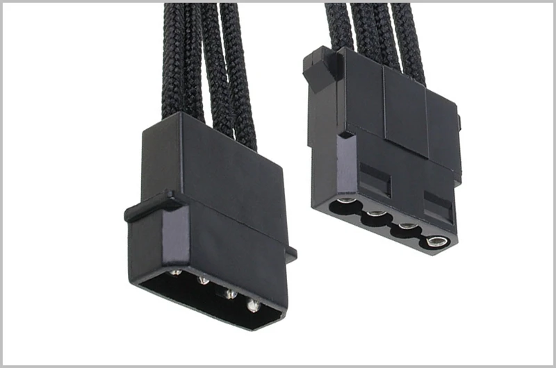 Molex Extension Cable-Black-1