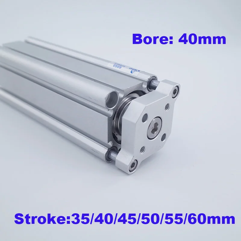 

smc type air cylinder CQMB/CDQMB bore 40mm stroke 35/40/45/50/55/60mm double acting pneumatic rod guide compact cylinder