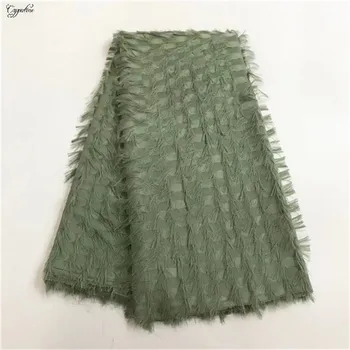 

Fashionable French chiffon material nice pattern chiffon lace fabric for evening dress JCF2(5yards/lot) multi color