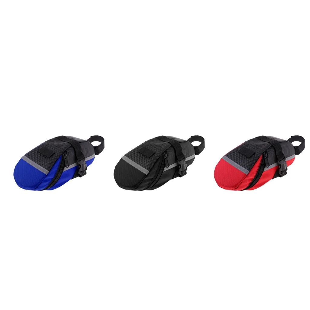 

Cycling Saddle Bag,Bike Tail Rear Pouch, Outdoor Cycling Mountain Bike Seat Saddle Bag, Bicycle Back Strap-On Seat Storage Bag