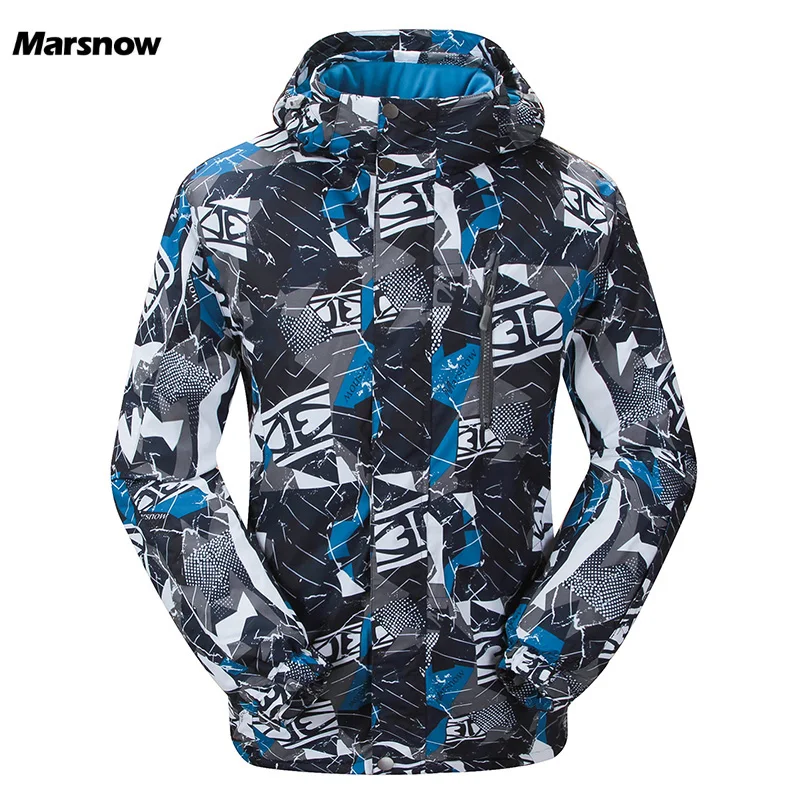 Marsnow Men Ski Jackets Winter Outdoor Thermal Waterproof Windproof Snowboard Jackets Climbing Male Snow Skiing Sport Clothes