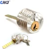 CHKJ Transparent Visible Pick Cutaway Mini Practice View Padlock Lock Training Skill For Locksmith Tools Supplies Hardware ► Photo 1/6