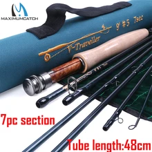 Maximumcatch Traveller Fly Fishing Rod 7sec IM10 30T 40T Carbon Fiber Fast Action with Cordura Tube
