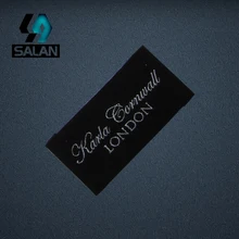 Изготовленные на заказ тканые этикетки одежда от производителя тканые этикетки на заказ тканые ярлыки для одежды SPO009