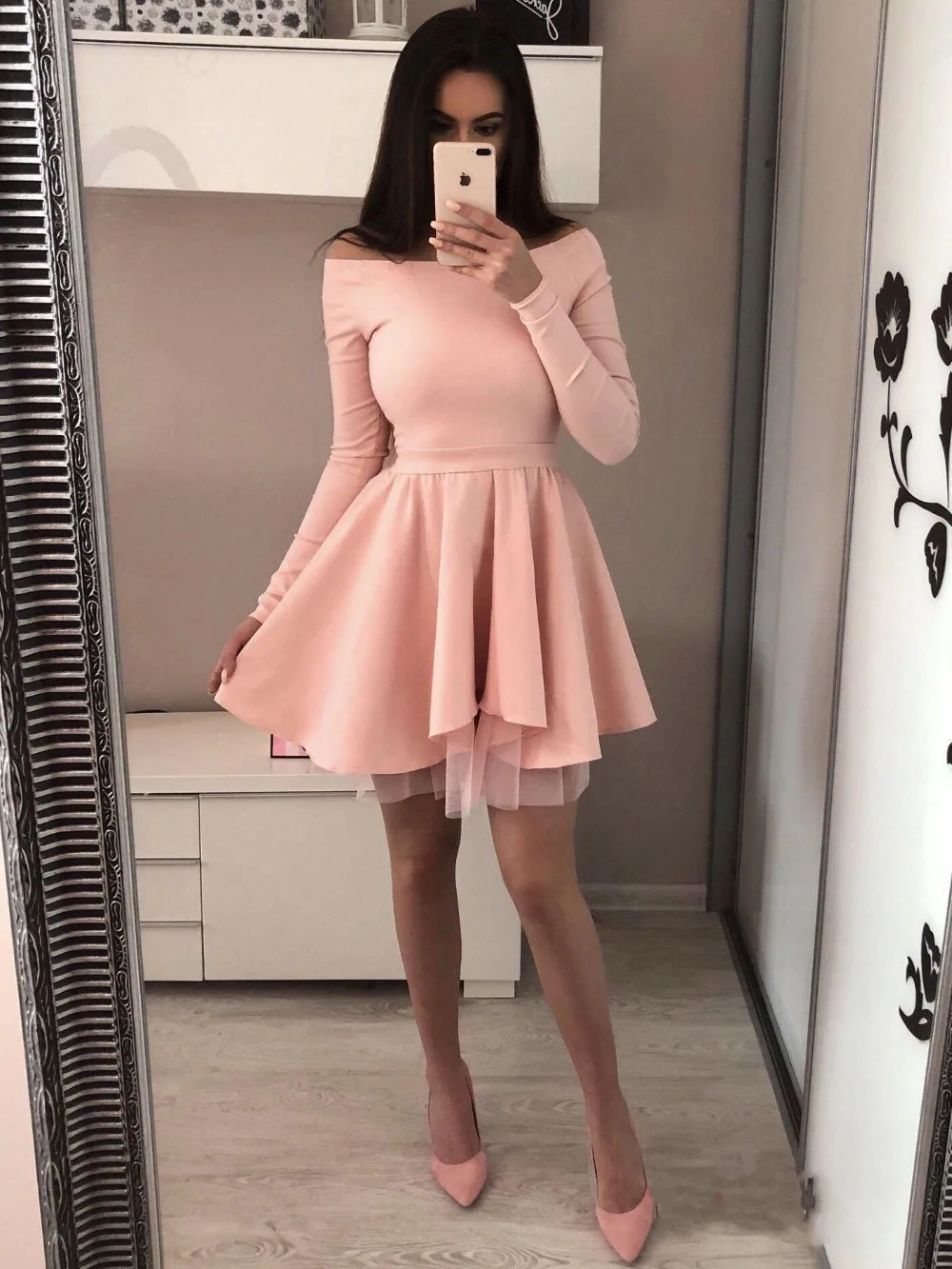 long-sleeve-black-homecoming-dresses-off-the-shoulder-short-red-prom-dress-ard1733-sheergirlcom-2_conew1