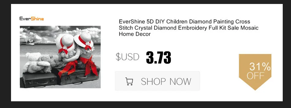 Evershine DIY 5D Diamond Embroidery Christmas Pictures Of Rhinestones Diamond Painting Full Square Santa Claus Holiday Gift