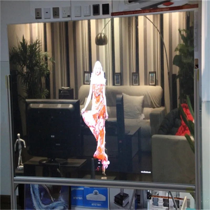 1.52x3m Mirror /Black Rear Projection which can display clear imagesin