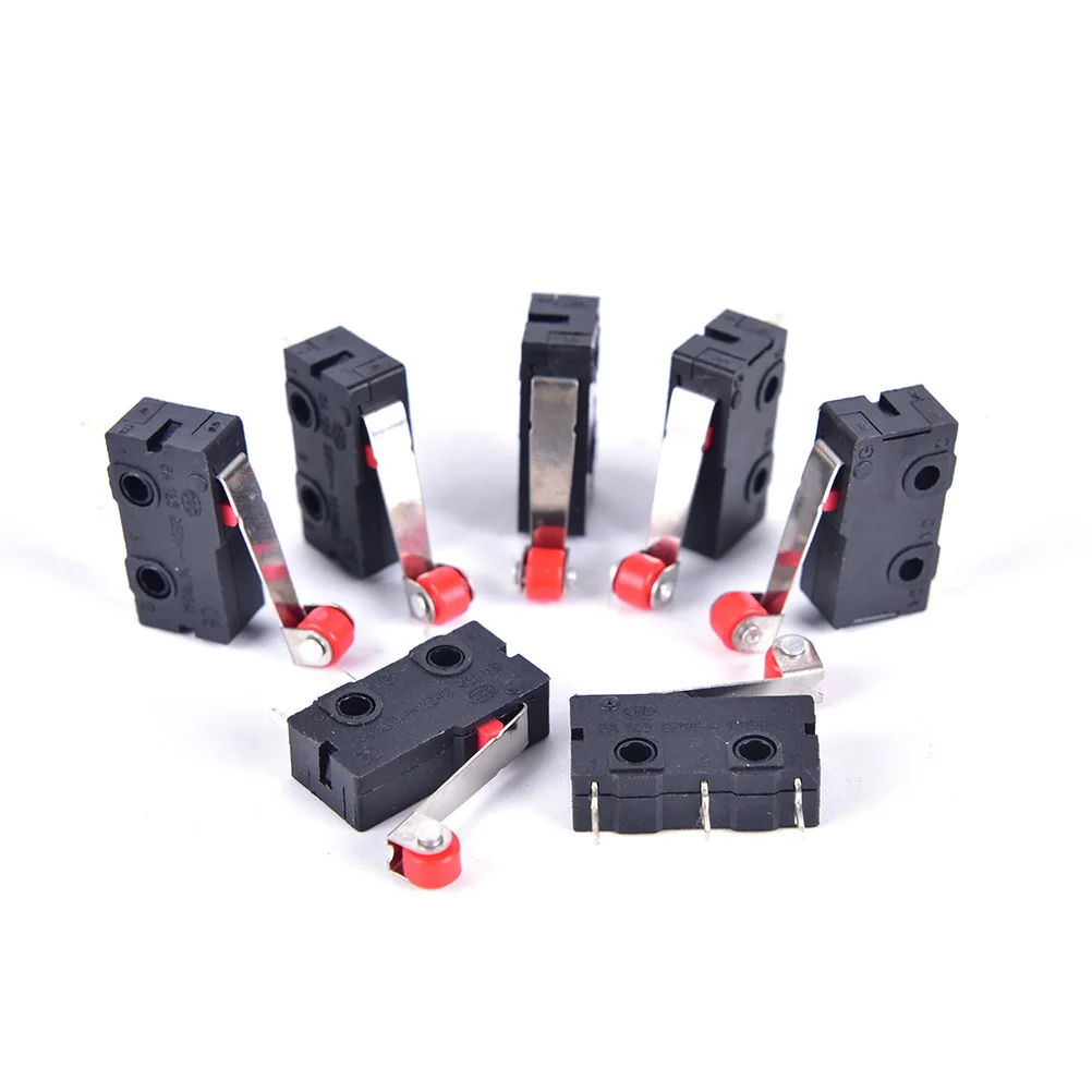 10pcs Tact Switch KW11-3Z 5A 250V Microswitch Round Handle 3PIN good