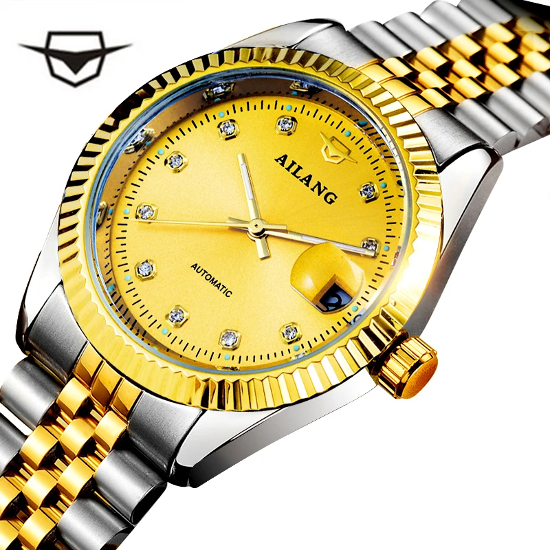 

Guaranteed 12 month ! Tourbillon watches luxury men mechanical watches AILANG sapphire Waterproof 100m fashion men watch hours