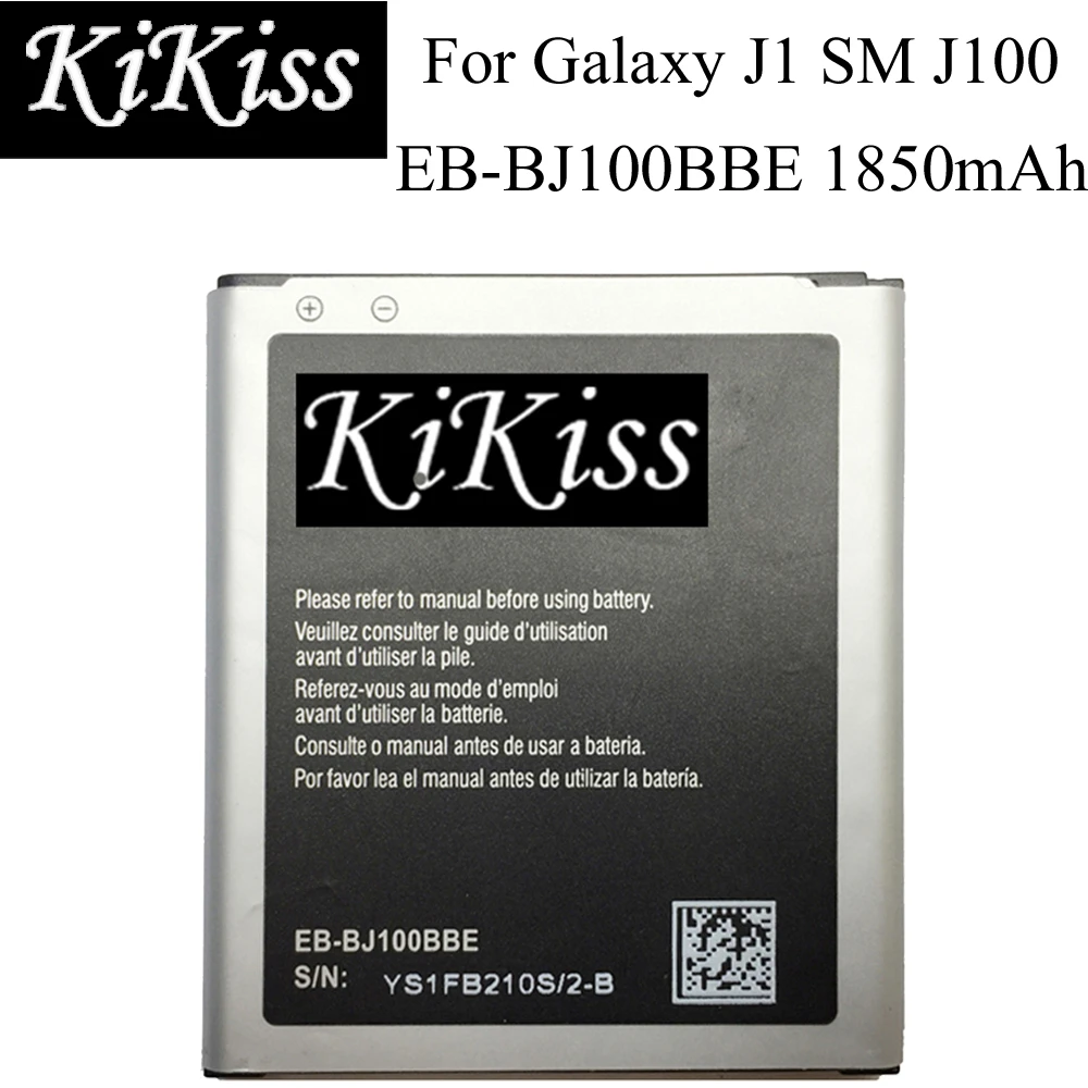 

KiKiss Mobile Phone Replacement Battery 1850mAh EB-BJ100BBE For Samsung Galaxy J1 SM J100 J100F J100H J100M EB BJ100BBE