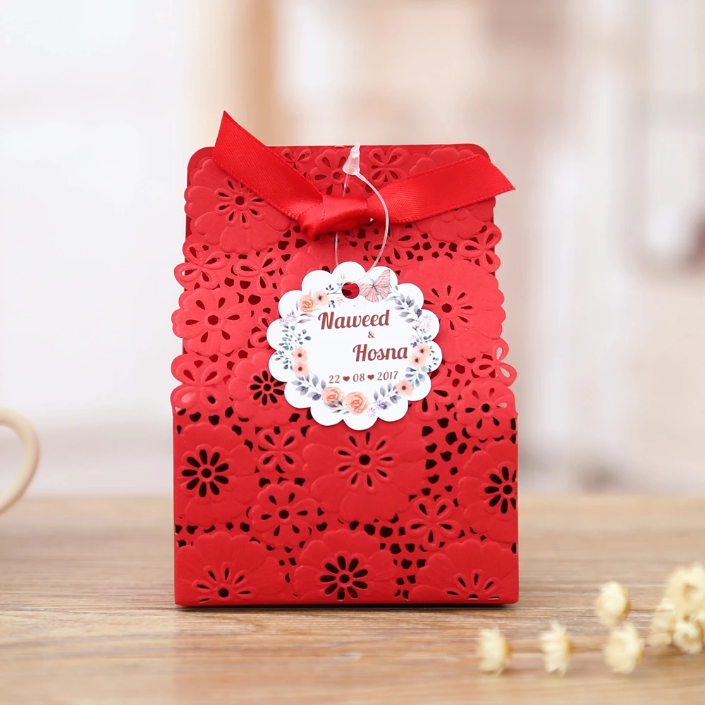 tag Personalized Hang Gift Tag With Name For Wedding and Bridal Shower or Baby Shower Favor